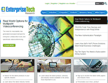 Tablet Screenshot of enterprisetechresearch.com